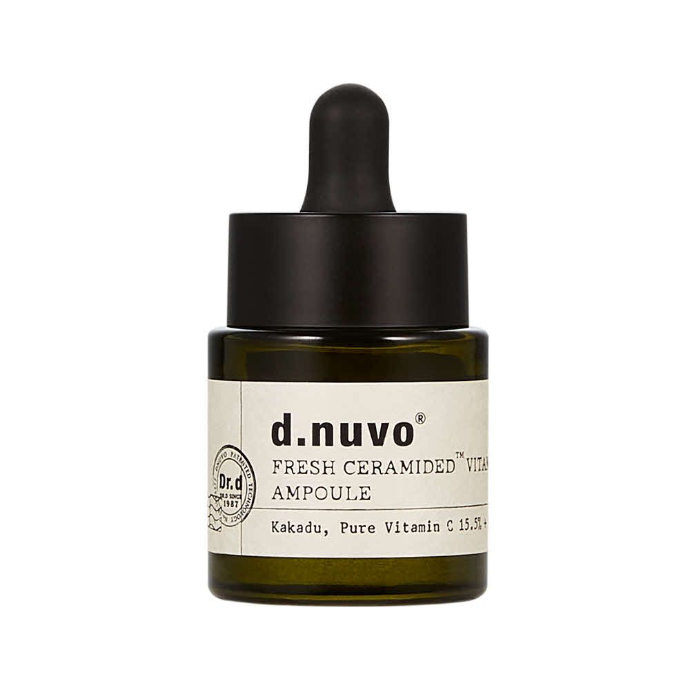 D.NUVO Fresh Ceramided™ Vitamin C Ampoule 18ml High Concentration Pure Vitamin C Brightening Wrinkle Care Serum _ Made in Korea